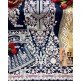 Navy Blue Embroidered Suit Pakistani Designer Salwar Kameez