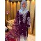 Plum & Grey Readymade Salwar Suit Pakistani Designer Dress