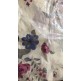 Long Blue and Pink Floral Wrap Shawl