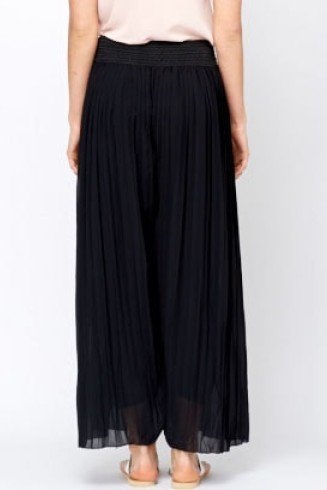 Summer Wide Palazzo Black Trouser