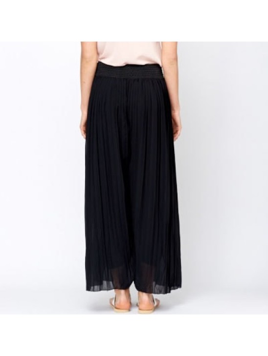 Summer Wide Palazzo Black Trouser