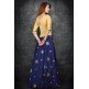 Classic Blue & Yellow Pakistani Designer Party Wear Lehenga