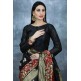 Black Brocade Banarasi Saree Indian Party Saree For UK Women Fashion