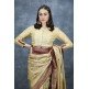 Gold Ethnic Indian Wedding Saree