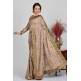 Mouse Brown Embroidered Indian Saree