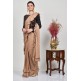 Black & Antique Gold Fancy Evening Wear Saree