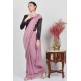 Black & Onion Lycra Frilled Readymade Saree