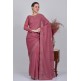 Rose Pink Georgette Indian Party Saree