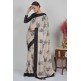 Black & Beige Indian Ethnic Saree