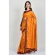 Burnt Orange Silk Indian Saree