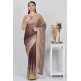 Mauve Two Tone Georgette Party Saree