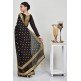 Black Ceremonial Wear Pakistani Designer Saree