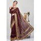 Maroon Pakistani Wedding Saree