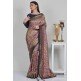 Lilac & Blue Jacquard Indian Saree