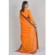 Orange Vintage Indian Style Saree