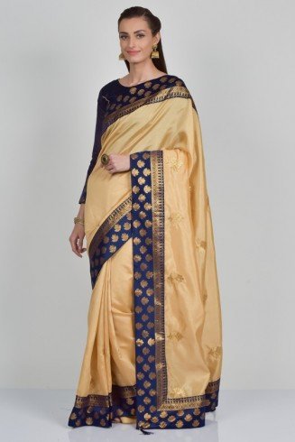 Ethnic Banarasi Style Silk Indian Saree