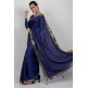 Royal Blue Casual Indian Saree