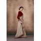 ZACS-606 ALMOST MAUVE GEORGETTE SHIMMER INDIAN STYLISH SAREE