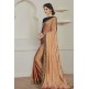 ZACS-607 COPPER SIMPLY ELEGANT PARTY WEAR READY MADE TRADITIONAL INDIAN SAREE