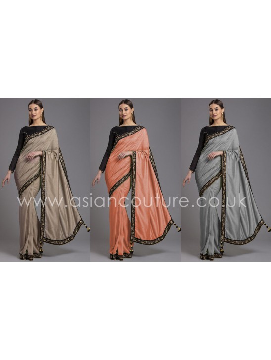 ZACS-850 Luxury New Indian Pakistani Stylish Party Wear Sarees