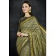 Military Olive Indian Wedding Net Saree