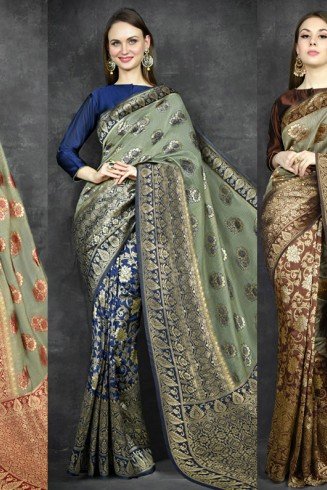 Stunning Wedding Banarsi Style Saree