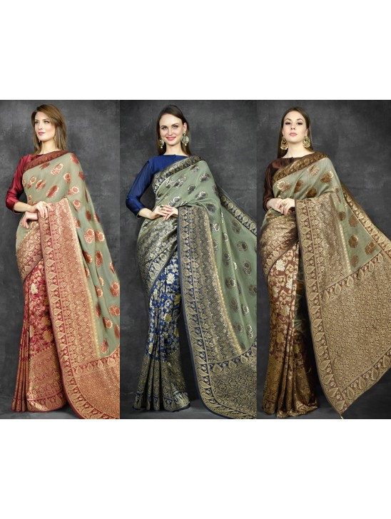 Stunning Wedding Banarsi Style Saree