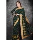 Chive Green Women s Georgette Saree