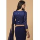 ZACS-704 NAVY BLUE INDIAN FORMAL SAREE