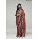 ROSE PINK HEAVY EMBELLISHED INDIAN WEDDING SAREE