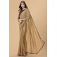 ZACS-709 BEIGE STYLISH SILK BLOUSE INDIAN EVENING WEAR SAREE