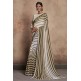 ZACS-725 CREAM AND MEHNDI INDIAN DESIGNER PARTY WEAR READY MADE SAREE