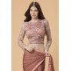 CORAL ROSE PARTY SAREE