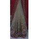 Red & Gold Indian Pakistani Designer Saree