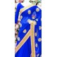 ROYAL BLUE PAKISTANI ETHNIC STYLE WEDDING SAREE