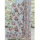 White Floral Printed Lehenga Style Saree