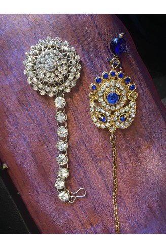 Royal Wedding Jewelry Kundan Mathapatti/Maang Tikka Bindiya 