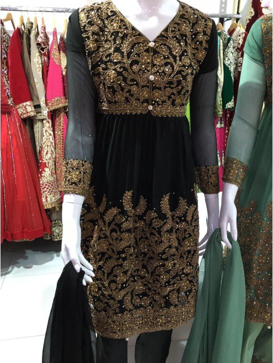 FANCY PAKISTANI READYMADE CHURIDAAR DESIGNER SUITS