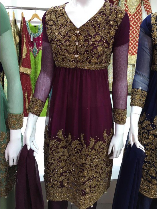 FANCY PAKISTANI READYMADE CHURIDAAR DESIGNER SUITS