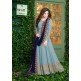 STUNNING INDIAN DESIGNER ANARKALI GOWN ( 6 COLOURS )