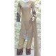 Maria B Nude Chiffon Pakistani Readymade Suit