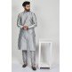 Silver Grey Indian Men s Eid Kurta Pajama