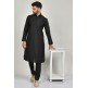 Black Modern Style Men s Kurta Pajama