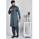 Dark Grey Men Kurta Shalwar Suit