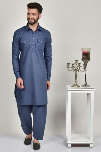 Blue Collar Ready To Wear Kurta Shalwar