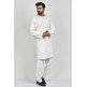 White Embroidered Mens Kurta Shalwar