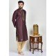 Maroon Embroidered Designer Men s Kurta Pajama