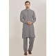 GREY READY MADE MENS PAKISTANI CASUAL SUIT