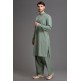 OLIVE GREEN MENS KURTA SALWAR SUIT