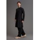 BLACK PAKISTANI KURTA SHALWAR READY TO WEAR SUIT